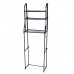 3 Tiers Over Toilet Storage Rack Bathroom Kitchen Organizer Space Saver Shelf Toilet Paper Bath Towels Shampoo Shower Gel Holde