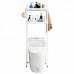 1 2 3 Tiers Over Toilet Rack Kitchen Bathroom Storage Shelf Space Saver Shelf Organizer Bath Towels Shampoo Shower Gel Holder