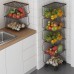 Mobile shelf Trolley Rack Narrow Space Shelving Rolling Pantry Shelves for Kitchen Holder Storage Organizer Shelf