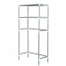 2  Tier Bathroom Storage Shelf Above Washing Machine Toilet Floor  standing Rack