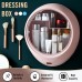 Bakeey Dust  proof Cosmetic Storage Box Wall  mounted Non  perforated Large  capacity Skin Care Storage Rack