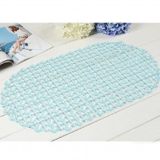 7 PCS Waterdrop Bathroom Mat with Suction Cup Massage Foot Mat Bathtub Anti  slip Mat  Transparent Green