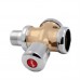 Stool Flush Valve Urinal Delay Valve Hand Press Flush Valve  Style  1 Inch Copper Small