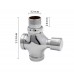 Stool Flush Valve Urinal Delay Valve Hand Press Flush Valve  Style  1 Inch Alloy Large