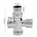 Stool Flush Valve Urinal Delay Valve Hand Press Flush Valve  Style  1 Inch Alloy Medium