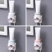 5 PCS Bathroom Wall  mounted Automatic Toothpaste Squeezing Artifact  White