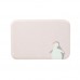 Bathroom Door Absorbent Floor Mat Household Bathroom Shower Room Non  slip Mat  Penguin  Pink