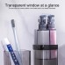 Business Trip Wash Cup Suit Wash Bag Portable Couple Toothbrush Box Mouthwash Cup Simple Model  Gray