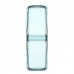 Business Trip Wash Cup Suit Wash Bag Portable Couple Toothbrush Box Mouthwash Cup Simple Model  Blue