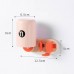 2 PCS Bathroom Punch  Free Toothbrush Rack Wall  Mounted Automatic Storage Electric Toothbrush Rack  Color  With Cup  Pink Orange