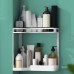 Drainable Wall Shelves High Capacity Storage Rack Bathroom Organizer Home Storage For Toilet Kitchen Bathroom