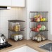 Mobile shelf Trolley Rack Narrow Space Shelving Rolling Pantry Shelves for Kitchen Holder Storage Organizer Shelf