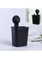 Suction Wall Toothpaste Toothbrush Holder Bathroom Shelf  Black